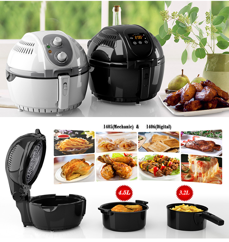 Freidoras de aire digital silver crest air fryer 6l