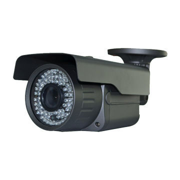 Weather-proof IR Camera with 650TVL, 42 Pieces of LEDs, IR Lens, CS Mount and OSD MenuNew