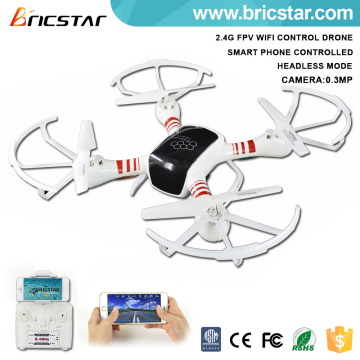 Headless mode Fpv wifi control video quadcopter with LED lights