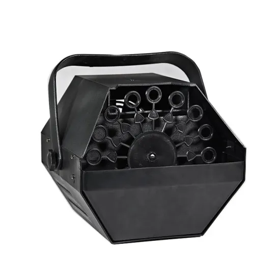 MITUSHOW Mini Silver Iron Bubble Blower - 60W Portable Remote Control Bubble Machine for Parties