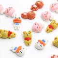 Newest Kawaii Multi Shape Cartoon Animals Mini Cabochon DIY Toy Decor Beads Charms Handmade Craftwork Beads Slime