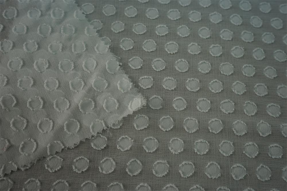 Polka Dot Burn out  Fabric