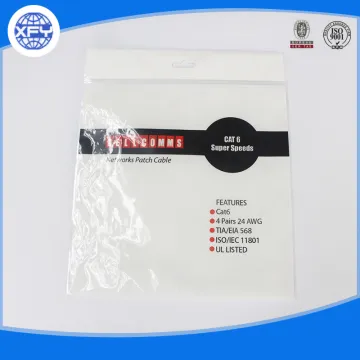 Self Sealing OPP Plastic Bag With Header