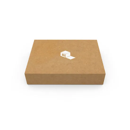 Custom Logo Kraft Paper Folable Gift Paper Box