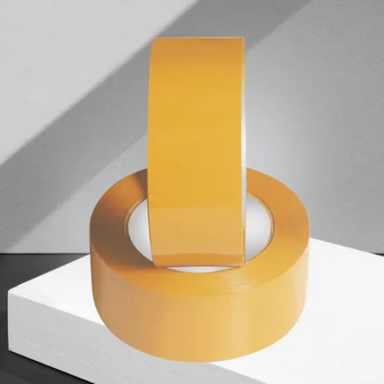 Box sealed with yellow tape