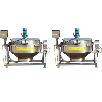 Hervidor de cocción con chaqueta de vapor de aceite eléctrico industrial - 500 litros