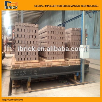 Two times stacking dryer and tunnel kiln for red clay brick making line machine