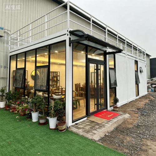 High-Performance Folding House with Fire Safety Certification