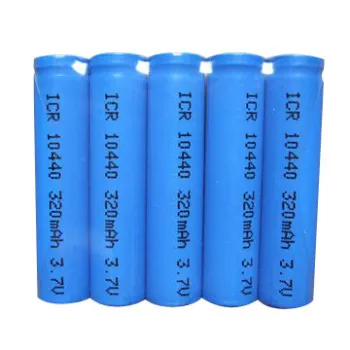 LIR10440 Cylindrical Li-ion Rechargeable Battery, 3.7V320mAh for DVD, MD, CD Players, MP3, PDAs