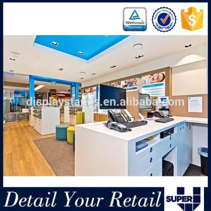 Australia brand optical colour paint shop display furniture