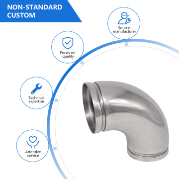 304 316L 347L 904L Stainless Steel Weld Pipe Fittings 90 Degree Seamless Elbow for Petroleum