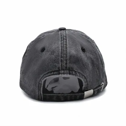 Custom Wash Old Style Gray Dad Cap