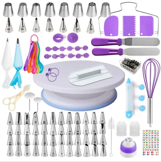 Wholesale 137pcs Nozzle Cake Baking Decorating Tool Set with Cookie Cutter
