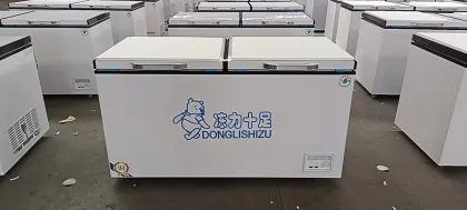 White Horizontal Small Household Freezer Deep Chest Freezer