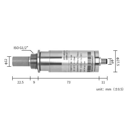 High-Precision Dew Point Meter Sensor for Industrial and Agricultural Air Humidity Monitoring