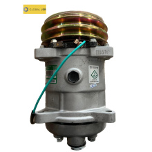 Compressor scroll type rear outlet