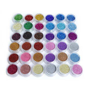 Wholesale Multi-Color Burst Flash Diamond Powder Nail Art Glitter Sequins in One-Piece Bottle