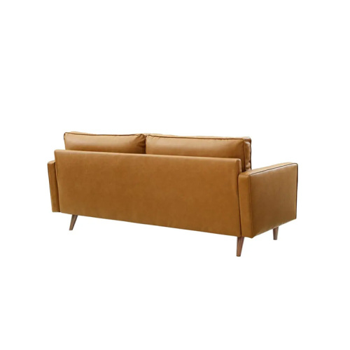 Mid-Century Modern Kubus Leather One Seater Sofa Sets