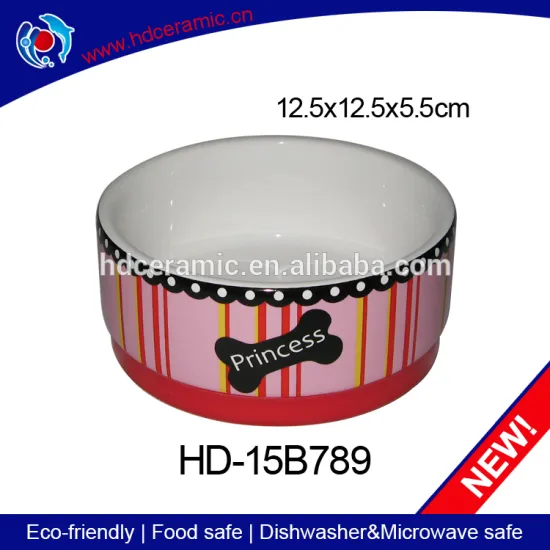 America style pet cat bowl,customized ceramics dog feed trough