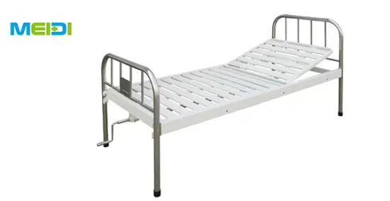 Stainless Steel one Crank Nursing Bed Hospital Bed