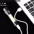 USB infällbar mini -nödlampe