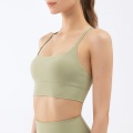 yoga top met ingebouwde bh