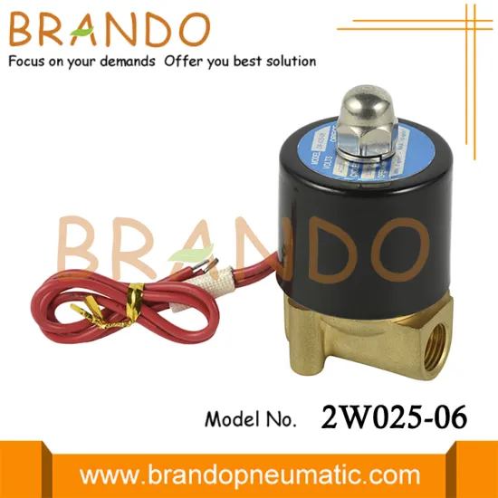 2.5mm Orifice Unid 2 Way Brass Water Solenoid Valve 2W025-06 24V