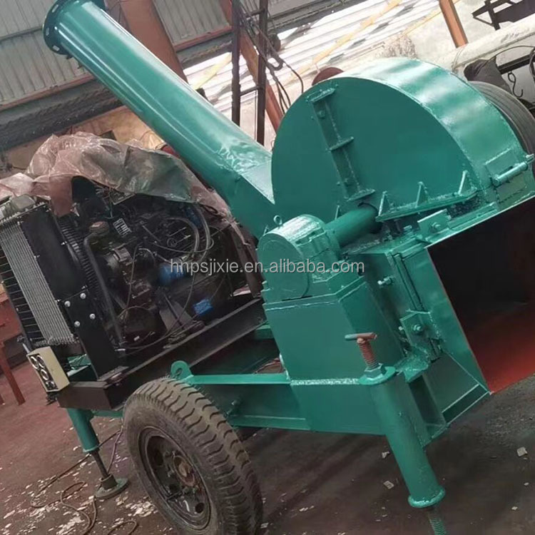 Bamboo Chipper: Waste Wood Furniture Scraps Slicing Machine