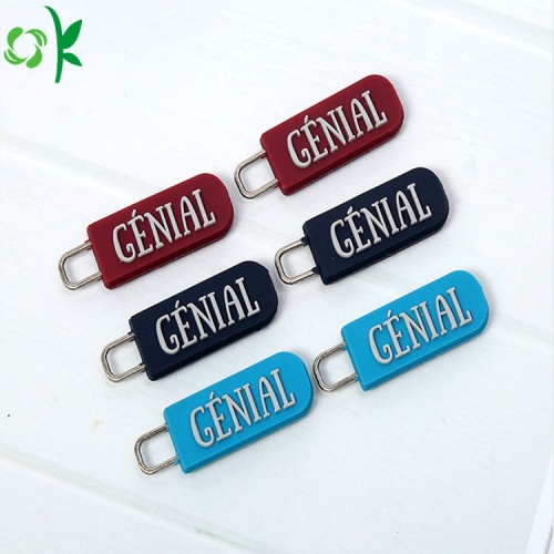 Popular Customized Silicone Zipper Puller para la venta