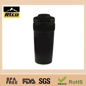 PP sports drinking water bottle with PE cap 500ml