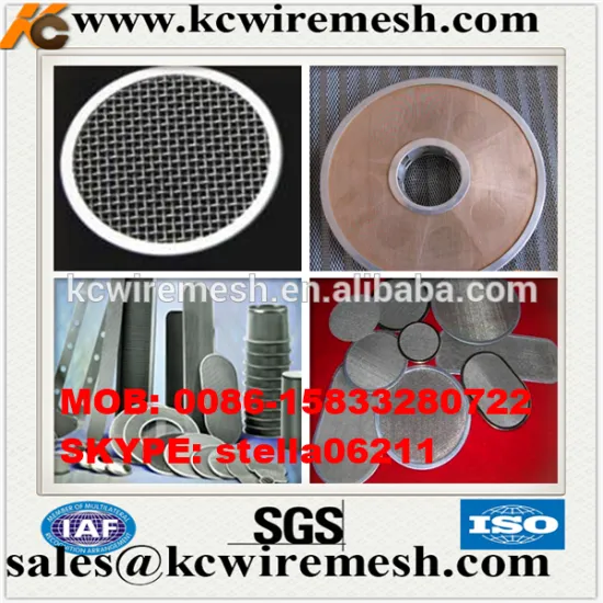 Cheap!!!!! KanChen Copper/Brass/ 304-304LStainless Steel filter Disc