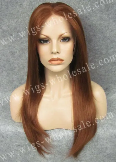 Light Auburn straight lace front wigs ombre synthetic henry margu wigs drag queen