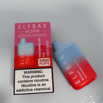 Elf Bar BC5000 Caixa de vape popular