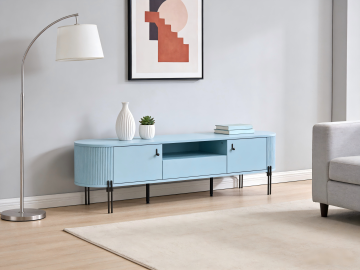 Modern Wooden Console Table with Multi-Scene Design