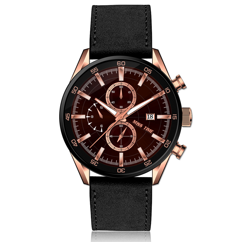 5atm Waterproof Watches Chronograph Men