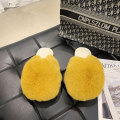 Women Faux Fur Slides House Slippers