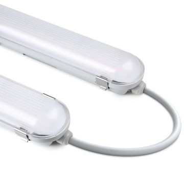 IP65 Waterproof Industrial Linear Vapor Tight Light Fixture for Commercial & Architectural Lighting