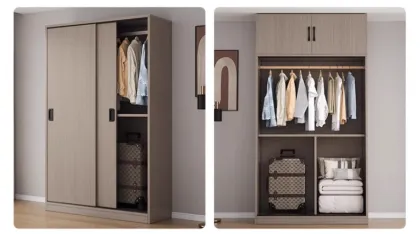 Free standing sliding door wardrobes