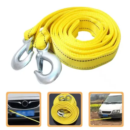 High Quality Custom Car Tow Strap with Hook - Emergency Towing Tool