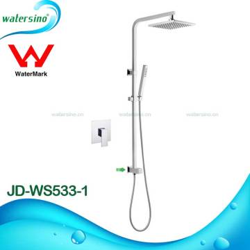 Commercial wall mounted brass bath faucet with hand shower