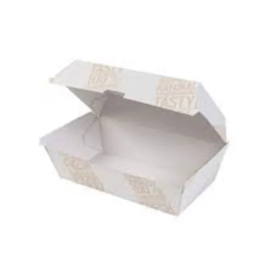 Cardboard lunch food boxes