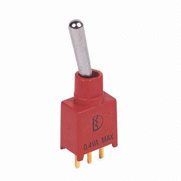 Sealed Sub-miniature Toggle Switch, 3/120, 1A/250V AC Rating