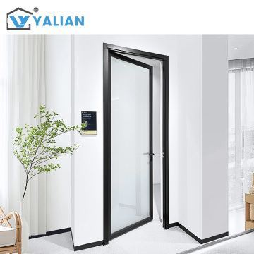 Custom Aluminum Casement Door Single Panel Tempered Glass