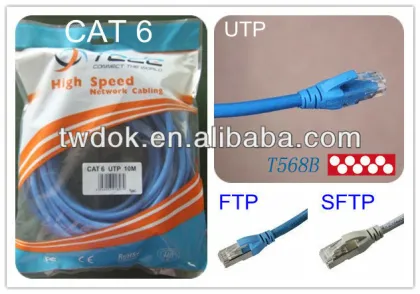 TEDE cat6 patch cord 2m 3m 5m/rj45 patch cord