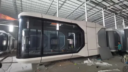 Luban Capsule: Glass Steel Outdoor Villa Construction and Container House Decoration