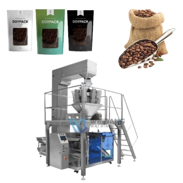 Multi-Head Combination Weigher Packing Machine for Coffee Beans, Cashews, and Dried Fruits