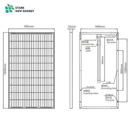 290W Poly Solar Panel Untuk Tata Surya Rumah