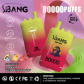 Pemimpin Bang Vape sekali pakai 80000 Puffs