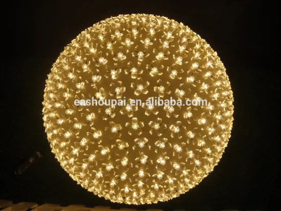 610L Christmas decoration plastic led light ball diamter 45cm warm white color