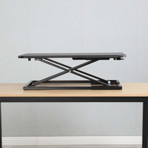 Bamboo Adjustable Standing Desk Converter